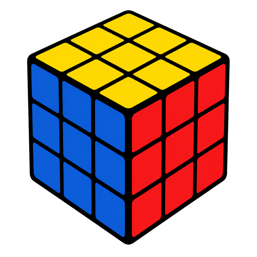Solved 3x3 cube